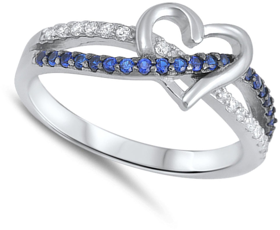 Infinity Knot Heart Promise Ring New .925 Sterling Silver Love Band - Picture 7 of 10