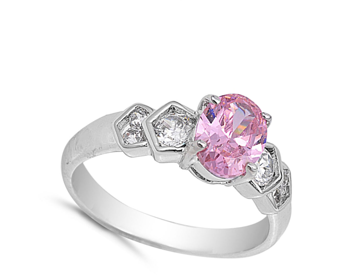 Oval Ring New .925 Sterling Silver Band - Picture 7 of 7