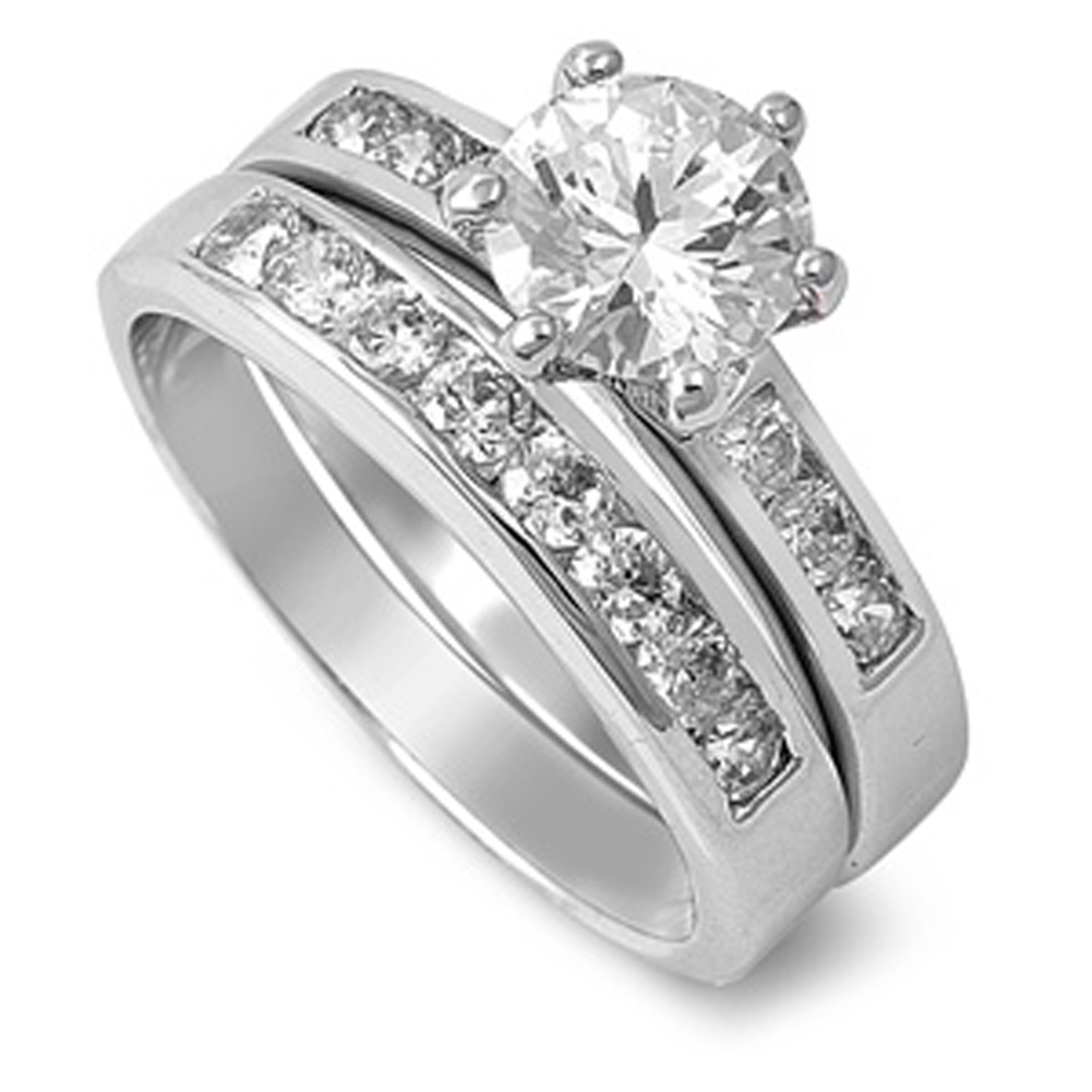 Rhodium Plated Brass Ring Size 8 New Liquidation Resale Closeout ...