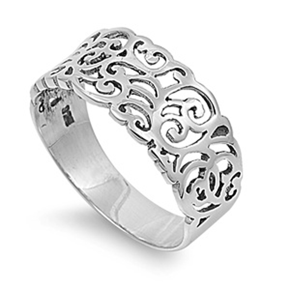 Sterling Silver Woman's Unique Fashion Ring Beautiful 925