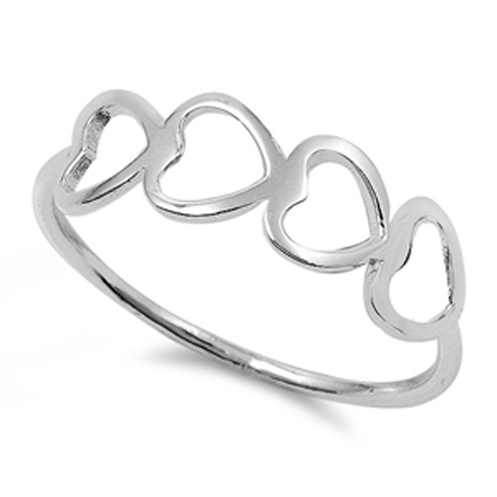 【BLACKPURPLE】23FW★ silver925 heart rail ring Heart-Core Ring – CHASING