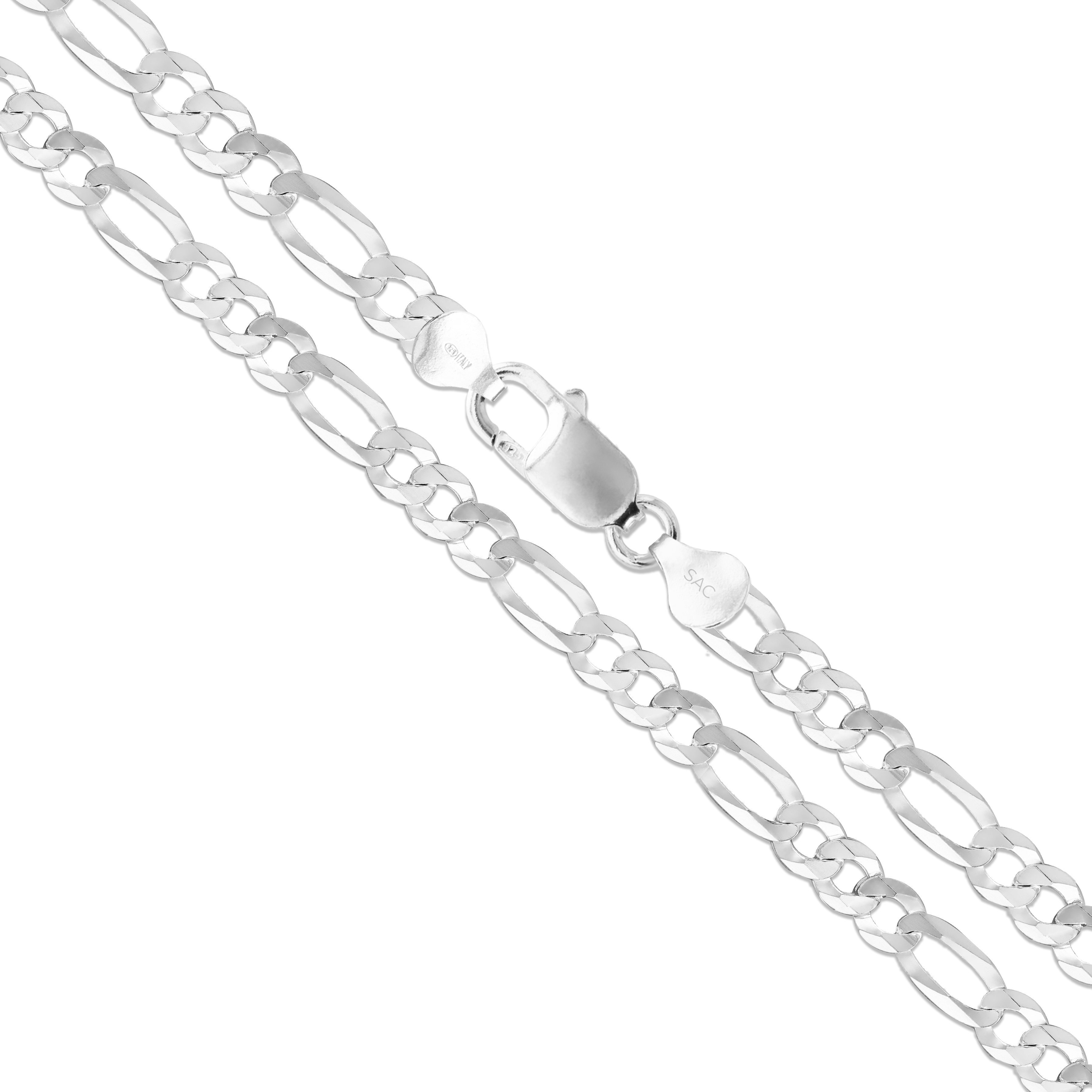 Sterling Silver Figaro Chain Necklace